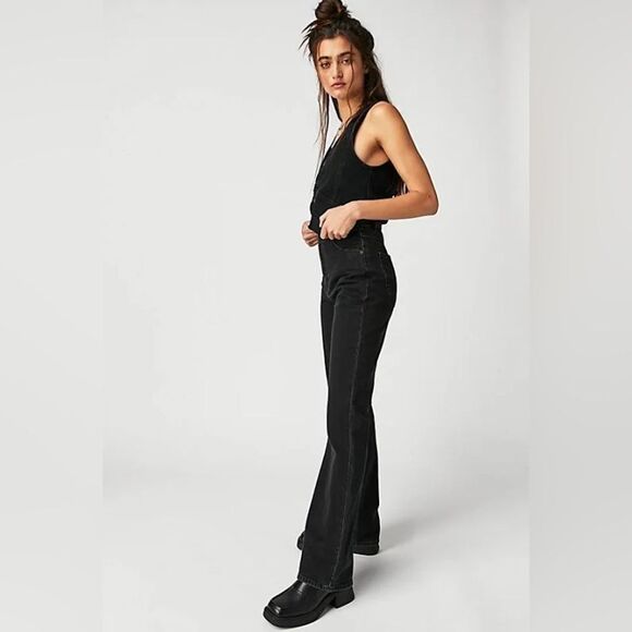 ROLLA'S Black Flare & Wide Leg Jeans - Picture 3 of 11